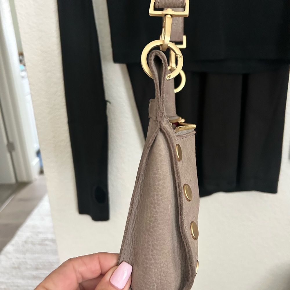 Hammit "Tony" Small Pewter Crossbody - gold brushed accents - Picture 10 of 10